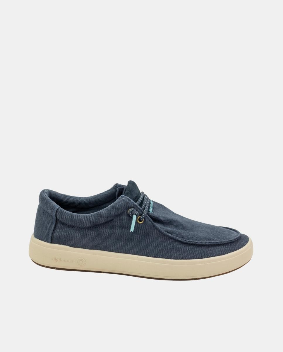 Wallabee de lona desgastado ultraligero antideslizante easy on - Natural World - Azul marino Azul marino-1