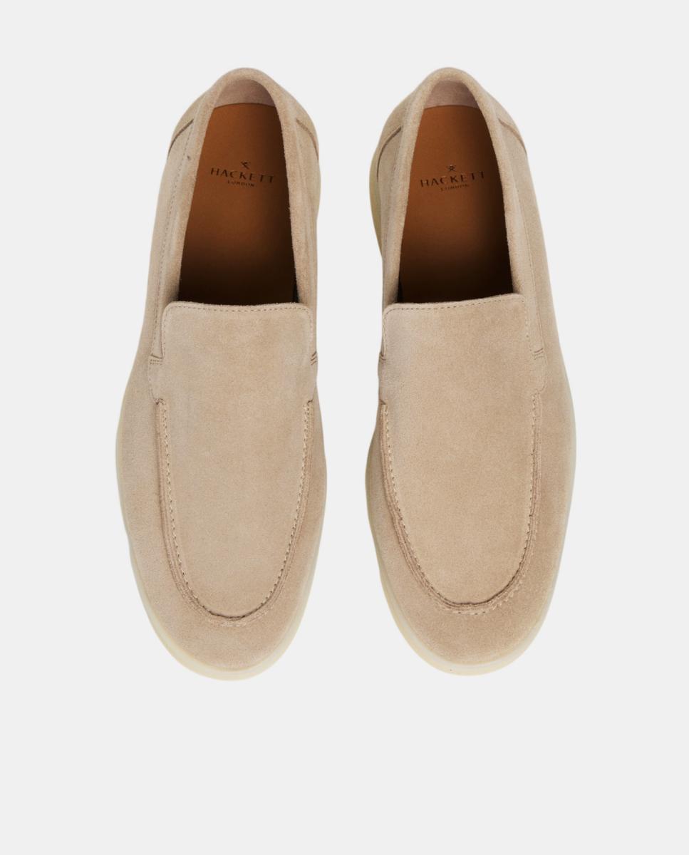 Mocassins Driver de Camurça com Sola de Borracha Natural-2
