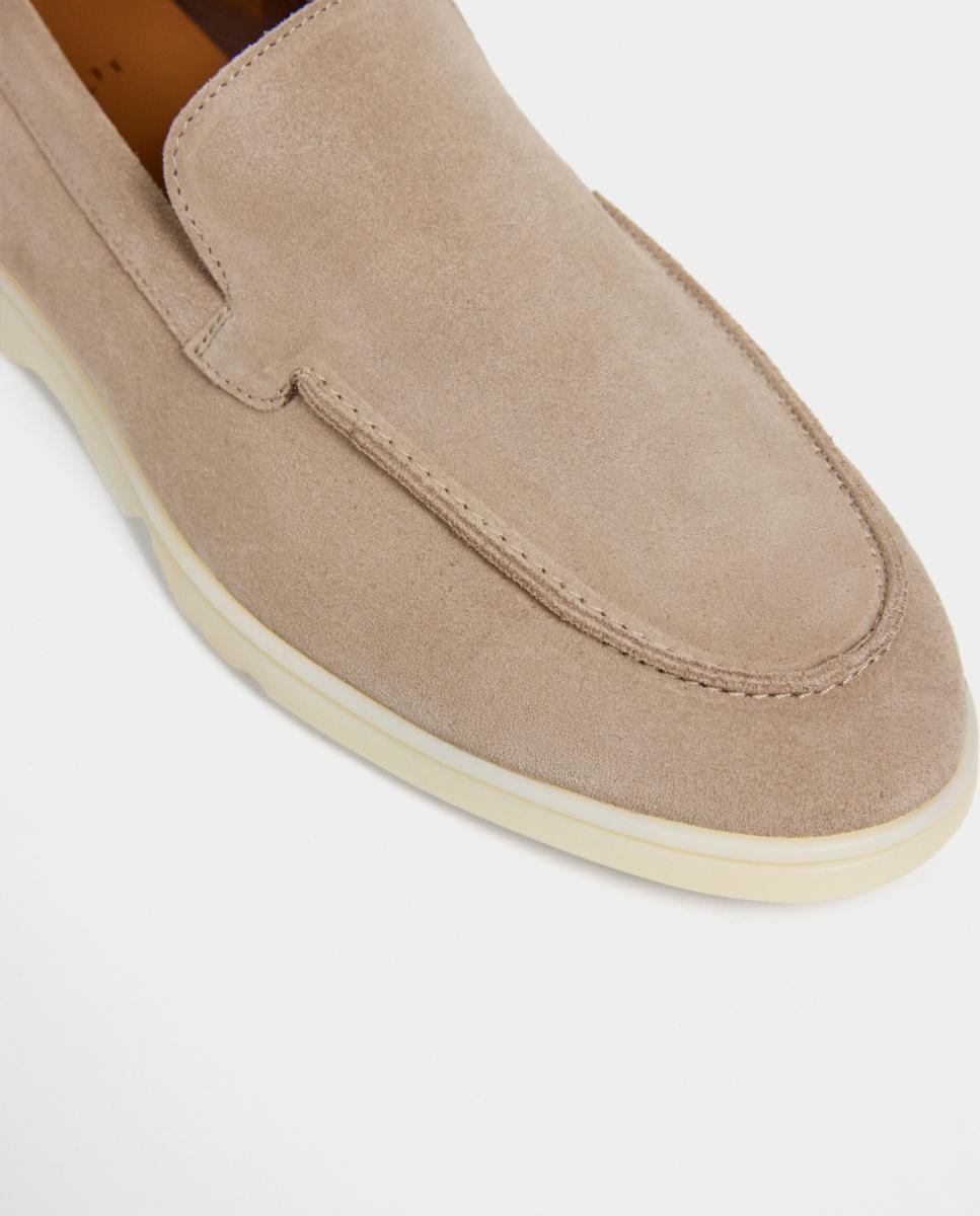 Mocassins Driver de Camurça com Sola de Borracha Natural-5