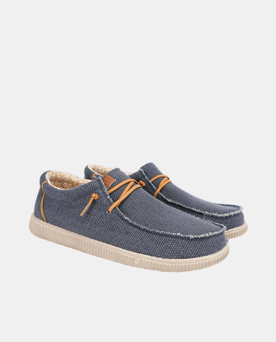 Sapatos Tipo Wallabees Ultraligeiros com Palmilha de Cortiça Azul-marinho-2