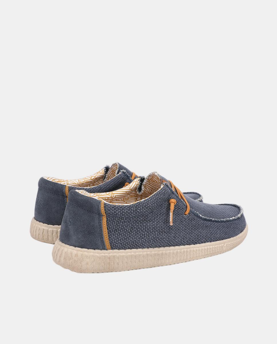 Sapatos Tipo Wallabees Ultraligeiros com Palmilha de Cortiça Azul-marinho-3