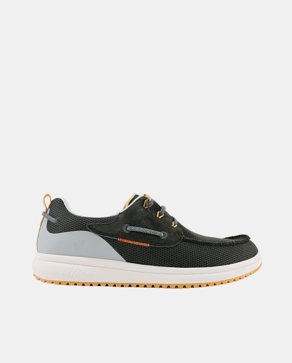 Imagem 0 de Náuticos em Materiais Reciclados e Algodão com Sola Antiderrapante