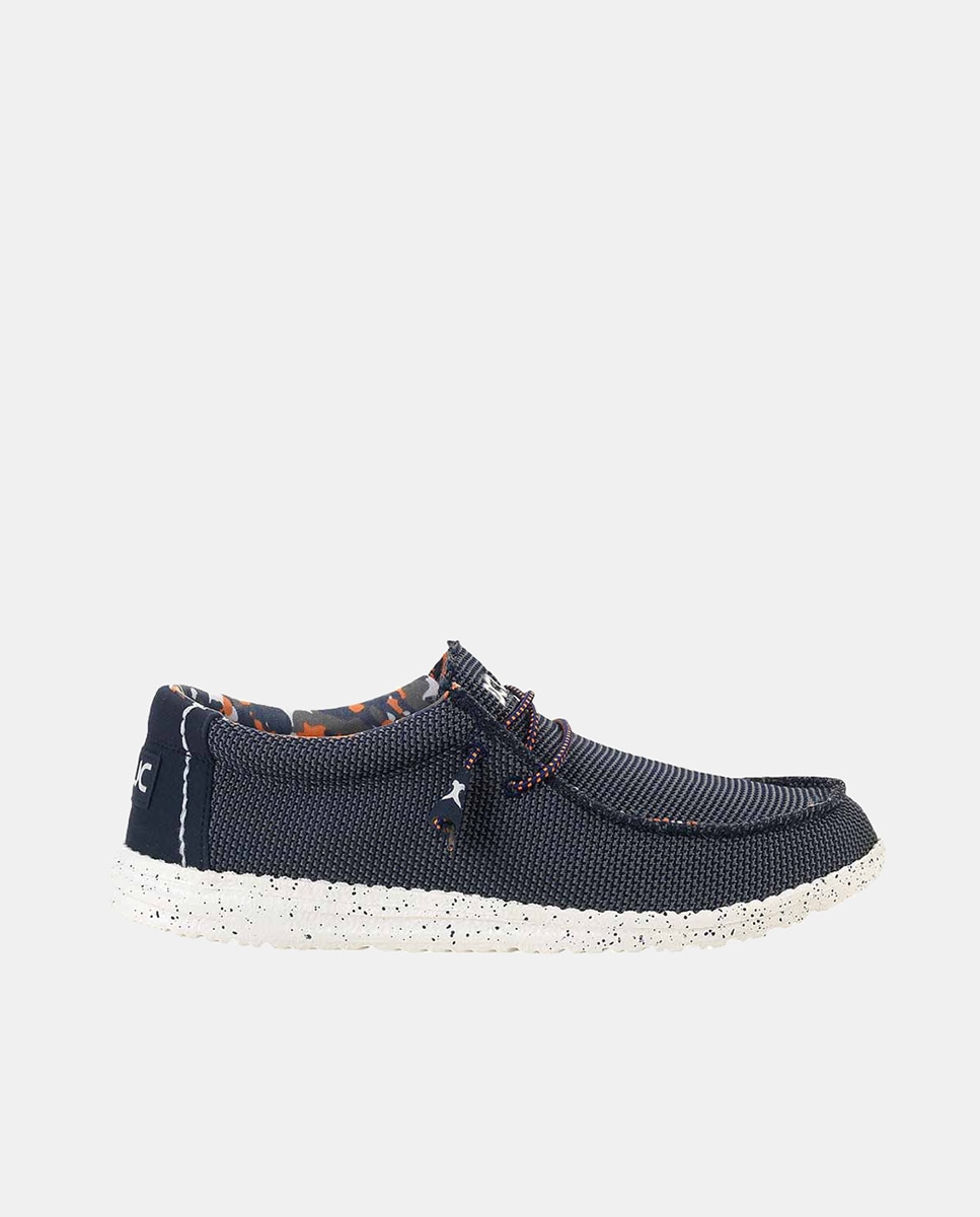 HeyDude - Zapatos de cordones Wally Sox de hombre con suela Ultralight y cierre elástico.