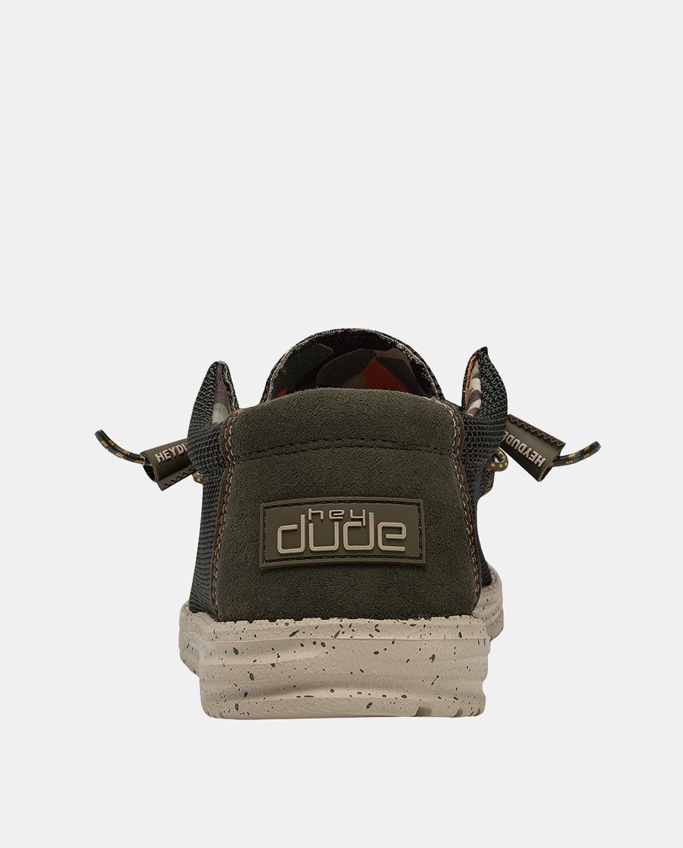 Sapatos de Atacadores Wally Sox com Sola Ultralight e Fecho Elástico Caqui-5