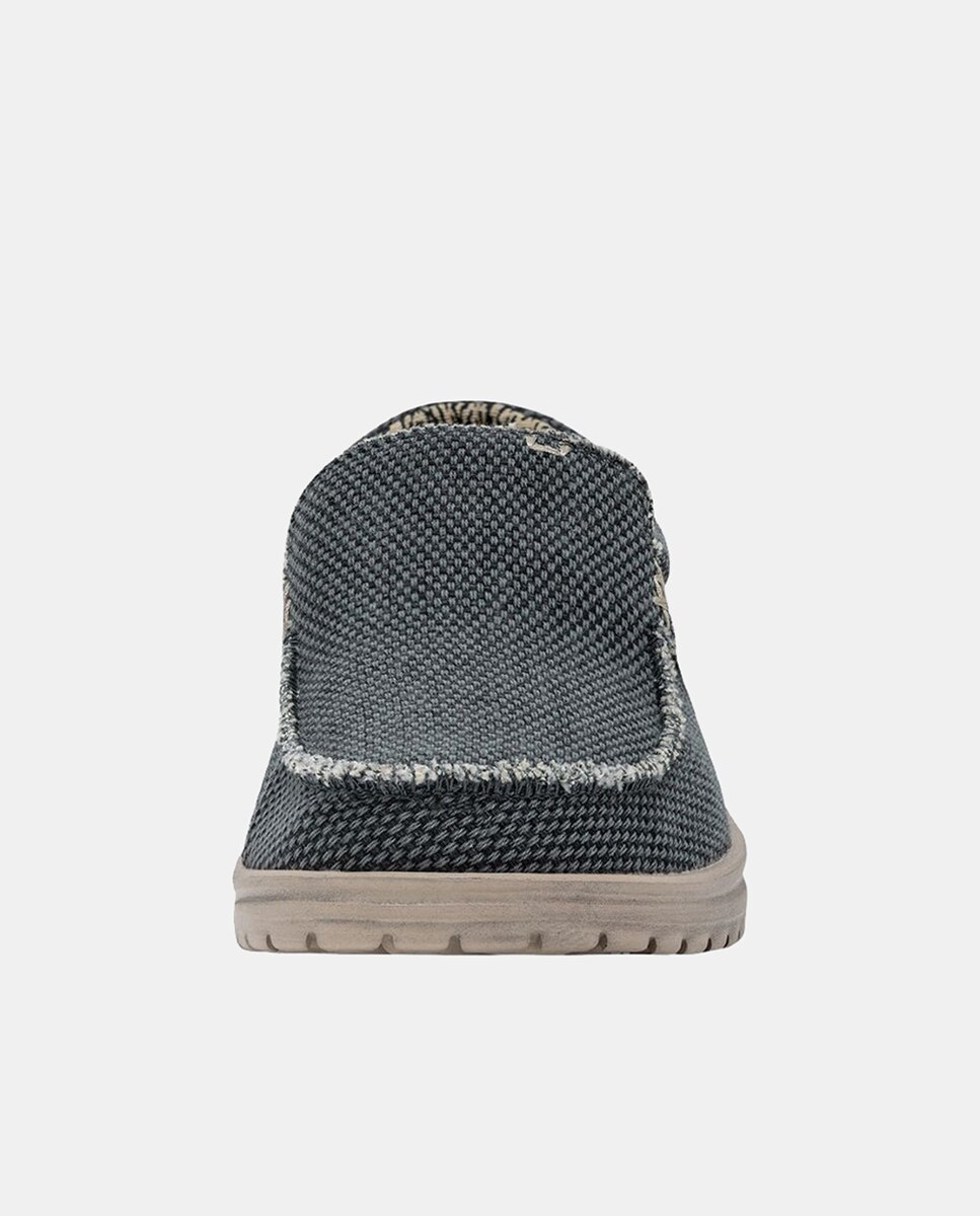 Imagen 4 de Mocasines Mikka Braided hombre en algodón orgánico - Azul Azul
