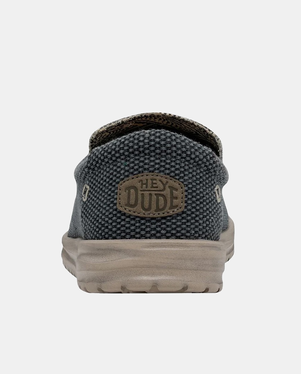 Imagen 5 de Mocasines Mikka Braided hombre en algodón orgánico - Azul Azul