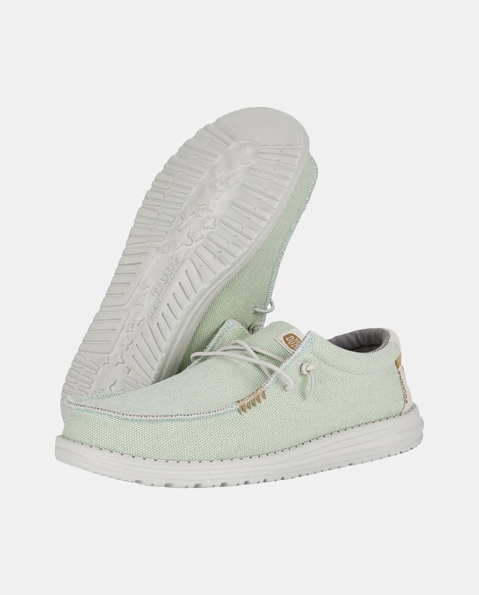Sapatos de Atacadores Wally Coastline Jute em Têxtil Cinzento-3