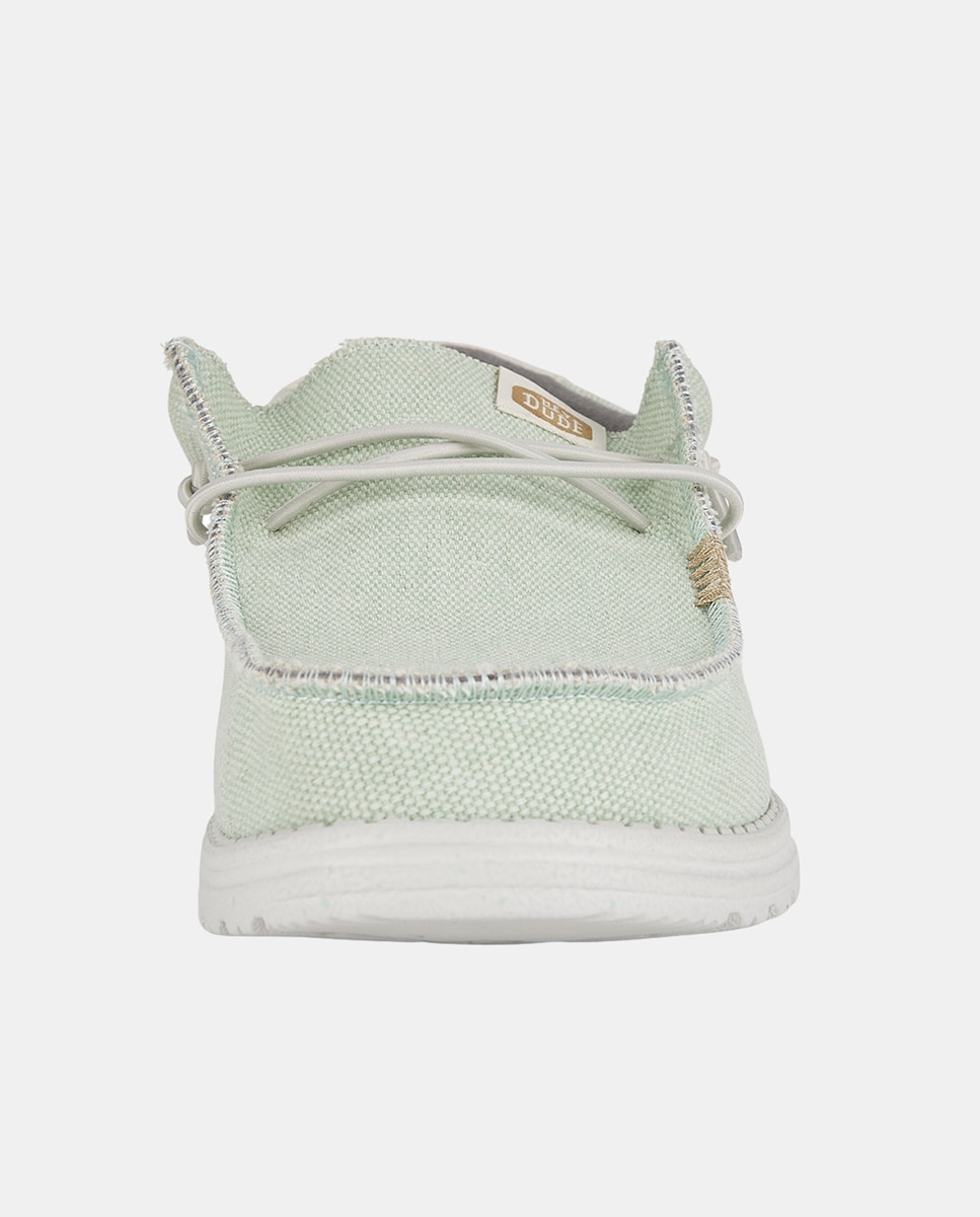 Sapatos de Atacadores Wally Coastline Jute em Têxtil Cinzento-4