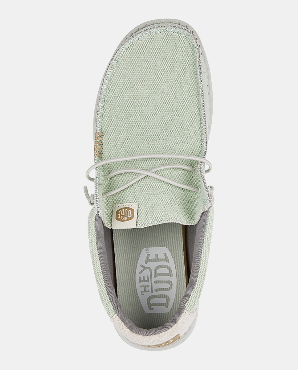 Sapatos de Atacadores Wally Coastline Jute em Têxtil Cinzento-6