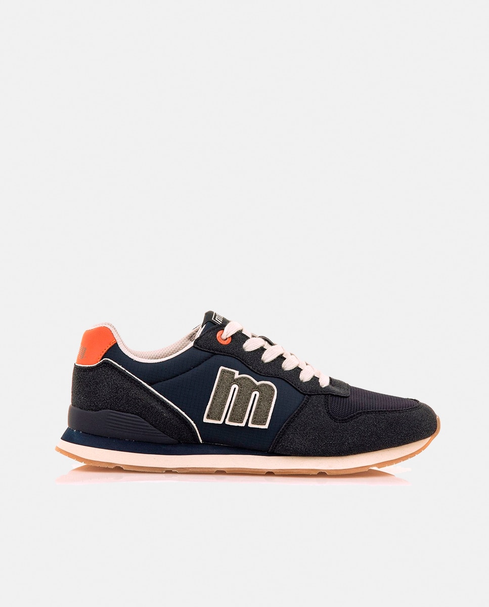 Mustang - Zapatillas deportivas de hombre tipo running bajas con logotipo.