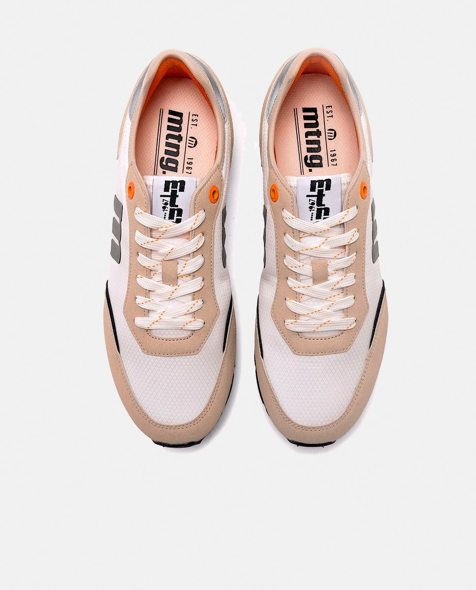Sapatilhas Modelo Joggo de Estilo Retro Running Branco-4
