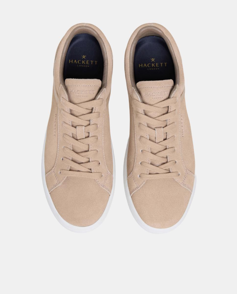Sapatilhas Desportivas Beck Vibes de Camurça com Detalhes em Pele Natural-2