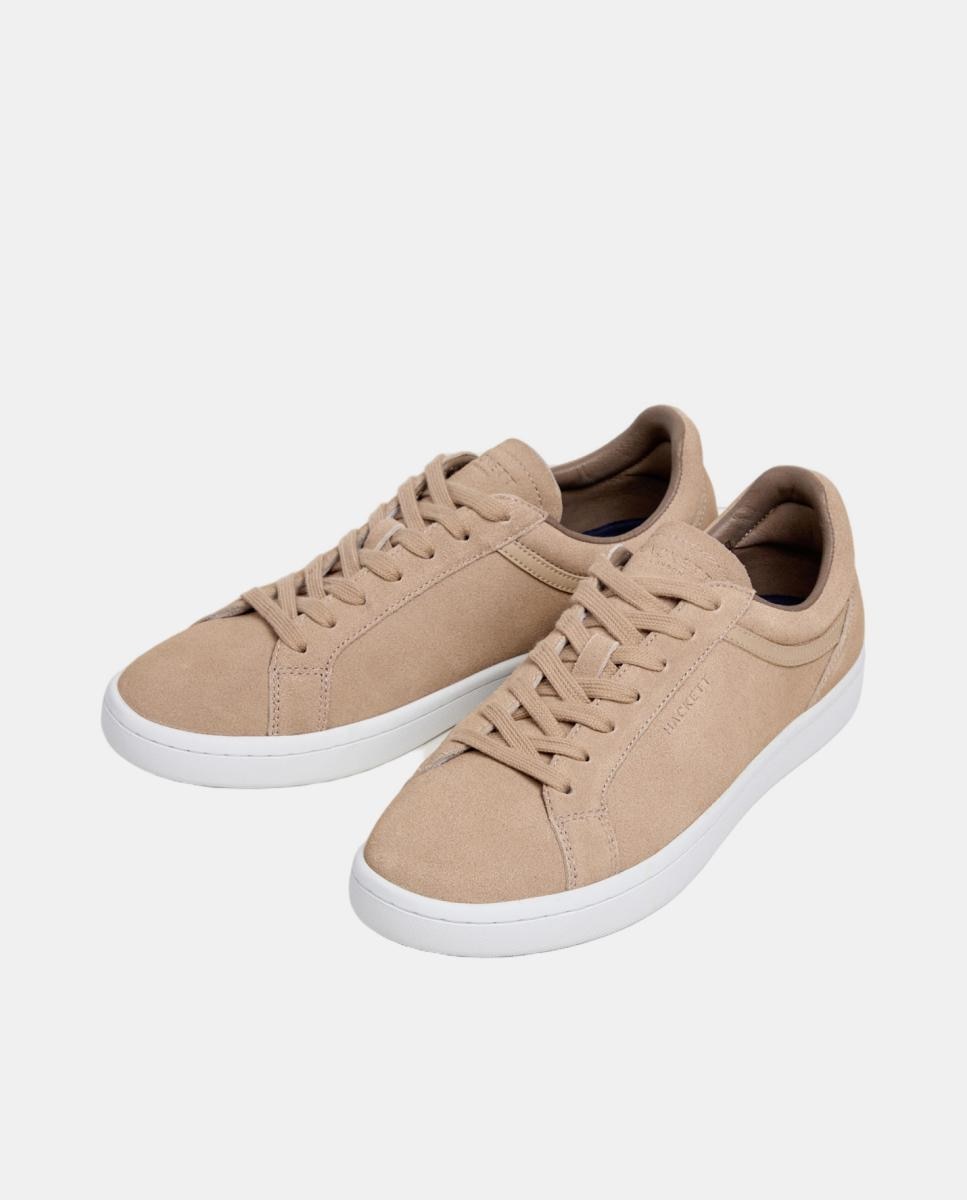 Sapatilhas Desportivas Beck Vibes de Camurça com Detalhes em Pele Natural-3