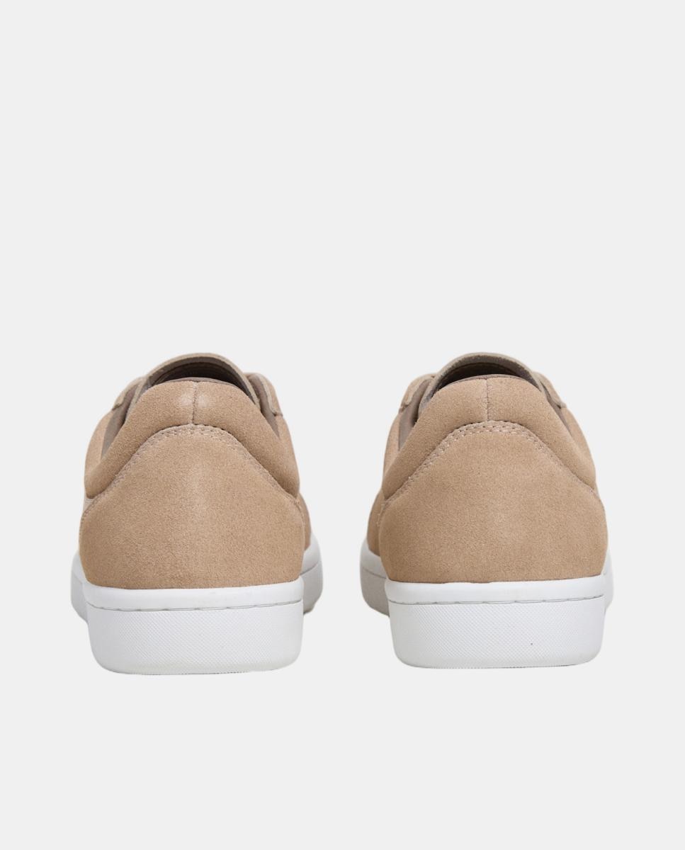 Sapatilhas Desportivas Beck Vibes de Camurça com Detalhes em Pele Natural-4