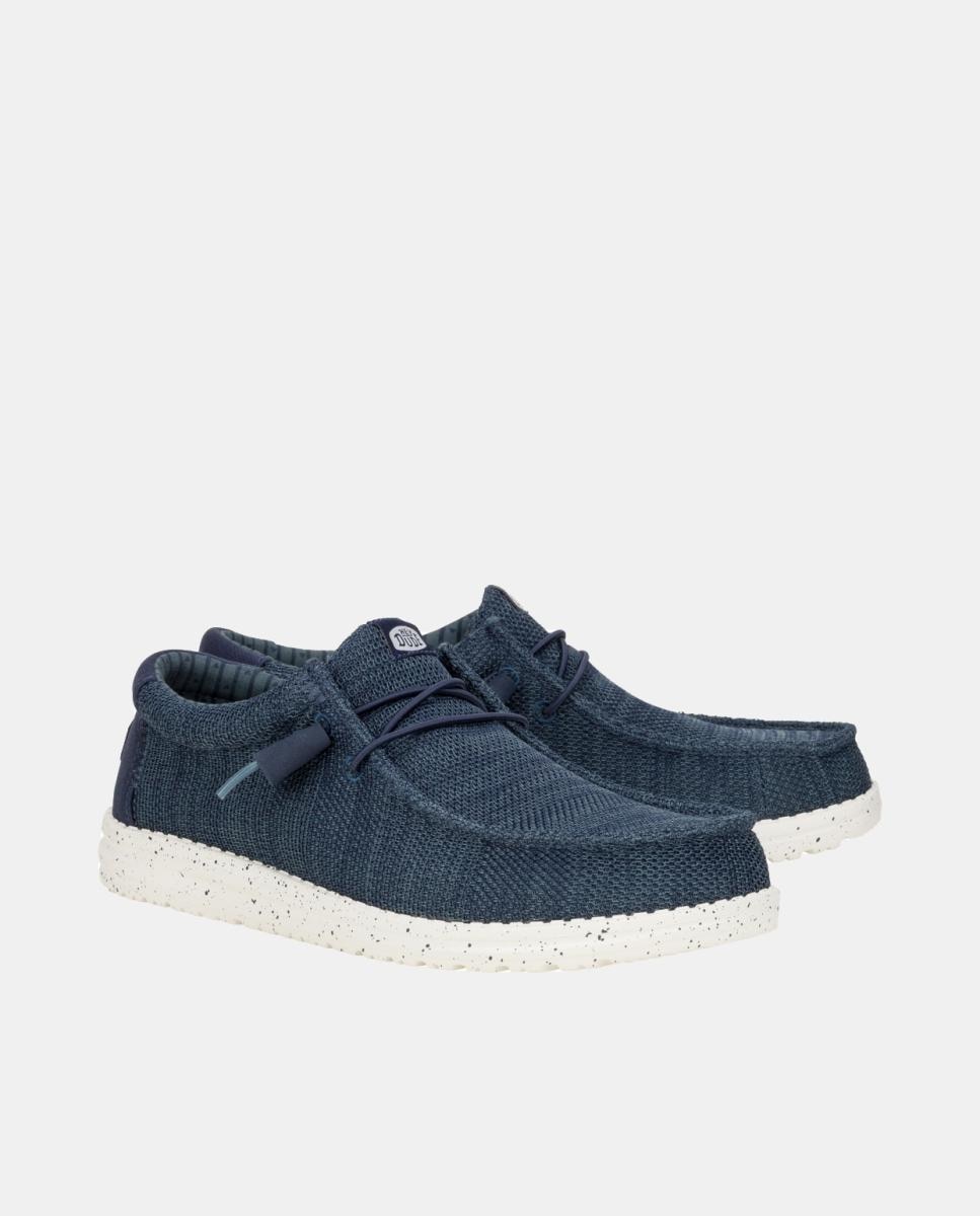 Sapatos Clássicos Azul-3