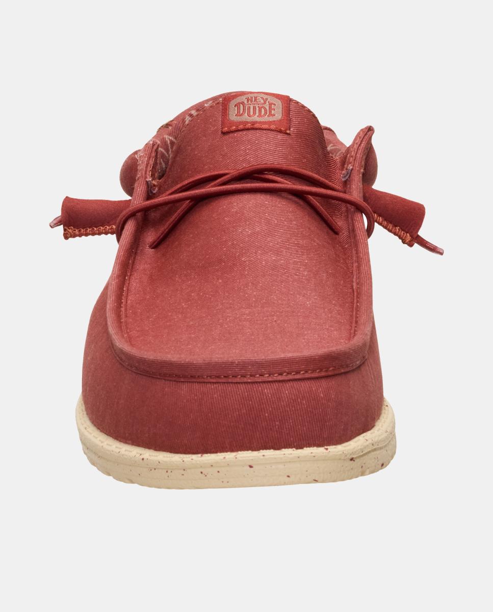 Sapatos de Atacadores Vermelho-6