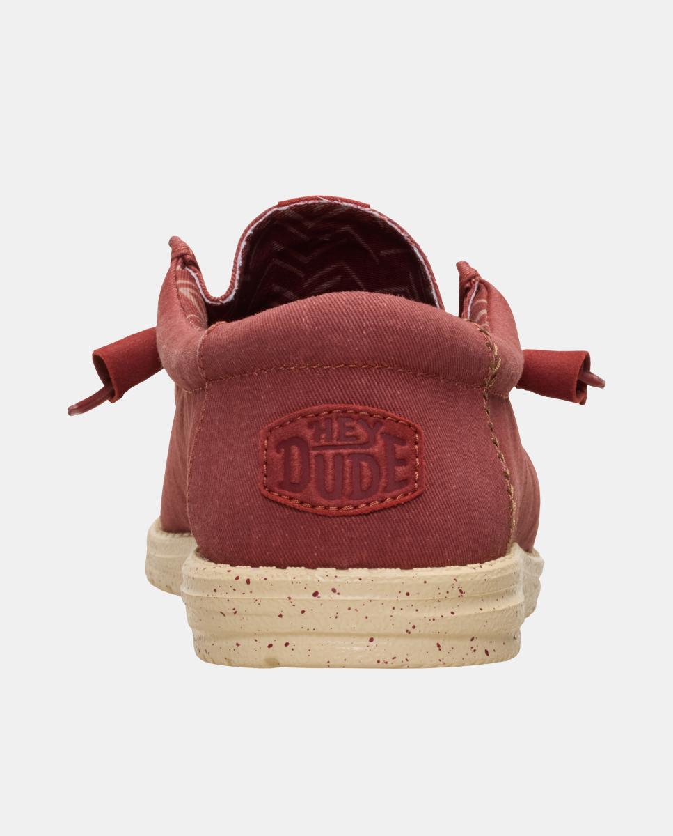 Sapatos de Atacadores Vermelho-7