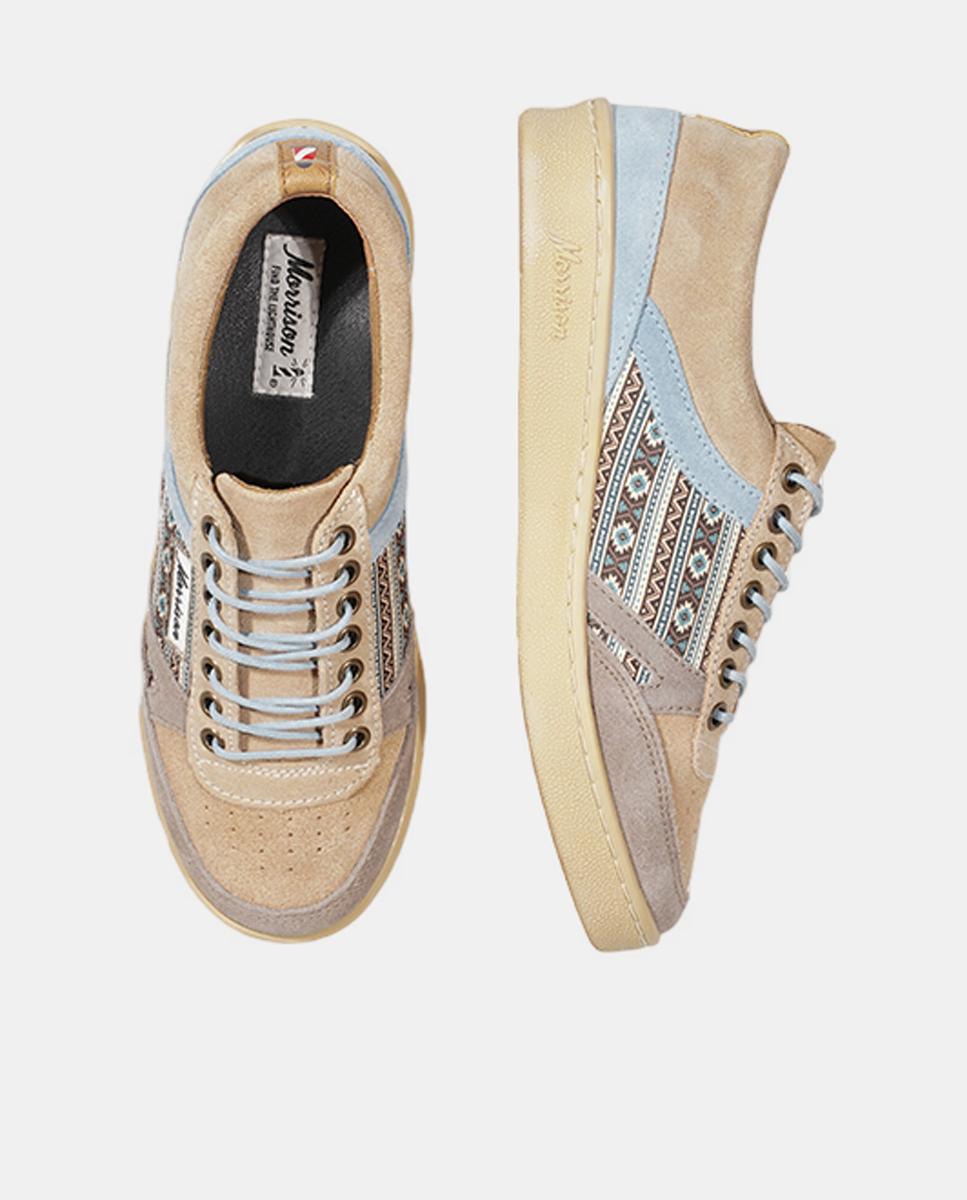 Sapatilhas Nineties de Croute com Estampados Únicos Natural-2