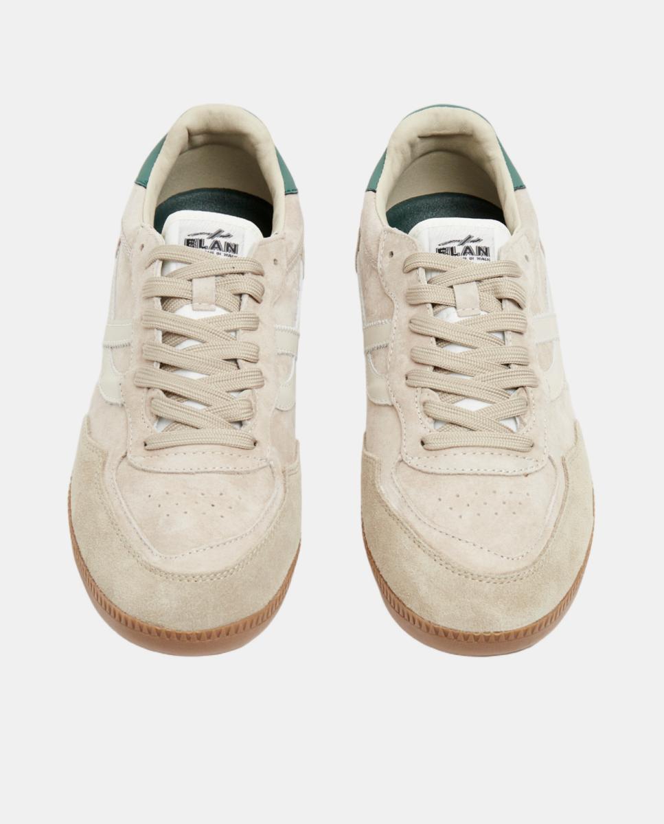Sapatilhas Casual de Inspiração Futsal em Nobuck com Sola de Borracha Natural-2