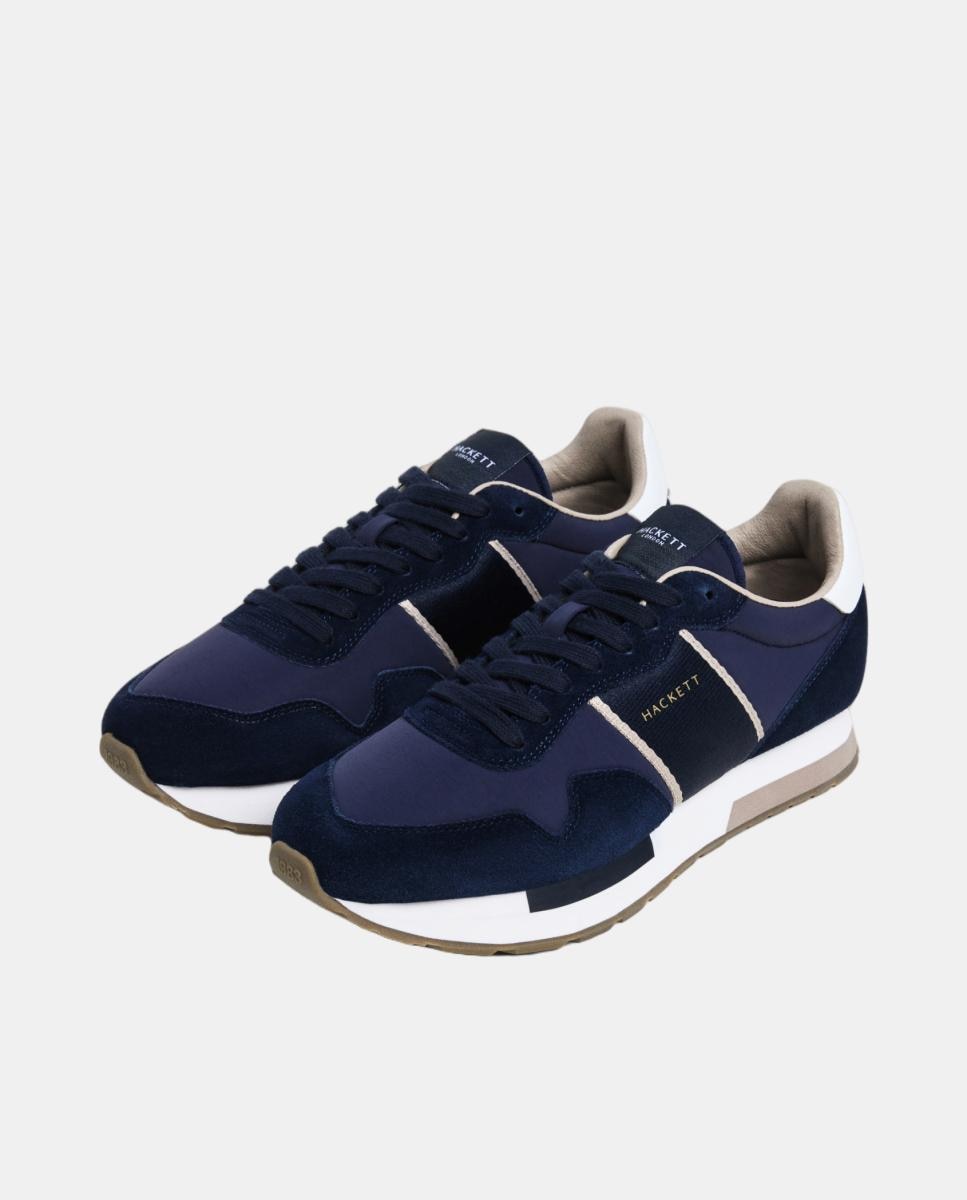 Zapatillas deportivas de hombre Kenston Symbol estilo running - Hackett - Azul marino Azul marino-3
