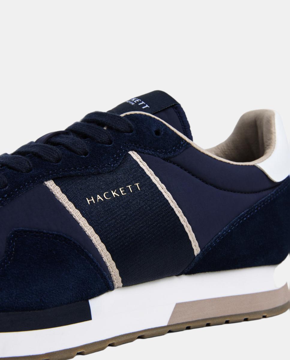 Zapatillas deportivas de hombre Kenston Symbol estilo running - Hackett - Azul marino Azul marino-5