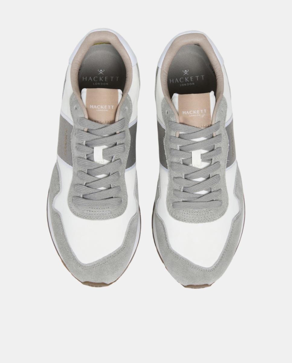 Zapatillas deportivas de hombre Kenston Symbol estilo running - Hackett - Gris Gris-2