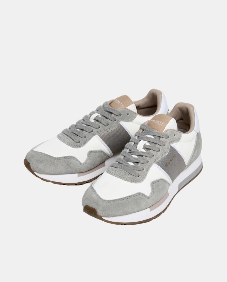 Zapatillas deportivas de hombre Kenston Symbol estilo running - Hackett - Gris Gris-3