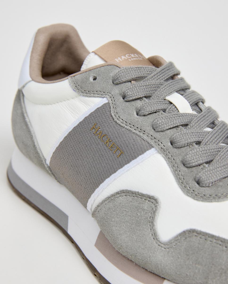 Zapatillas deportivas de hombre Kenston Symbol estilo running - Hackett - Gris Gris-5