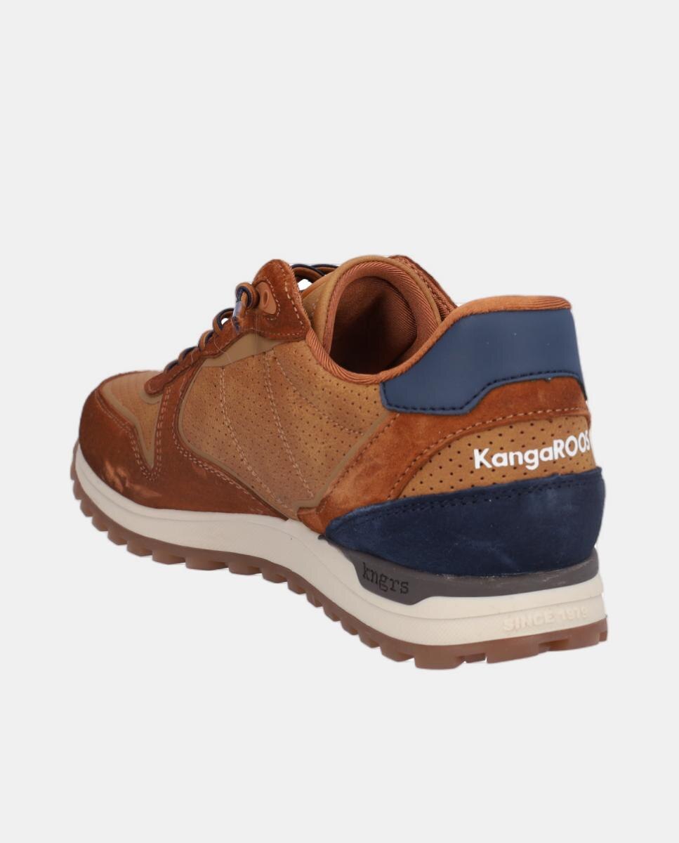 Sapatos Desportivos com Atacadores Elásticos Couro-6