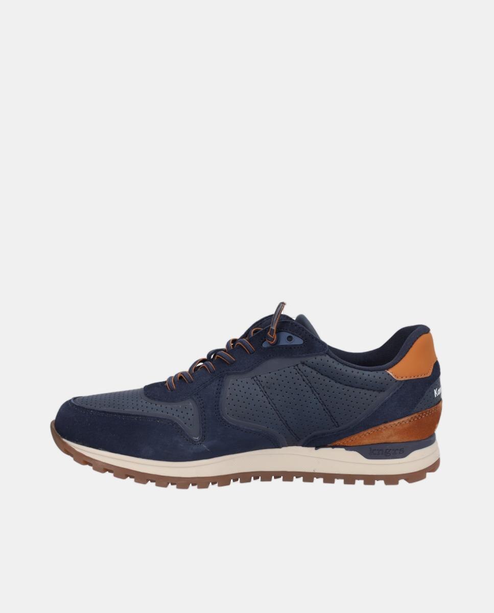 Sapatos Desportivos com Atacadores Elásticos Azul-marinho-5