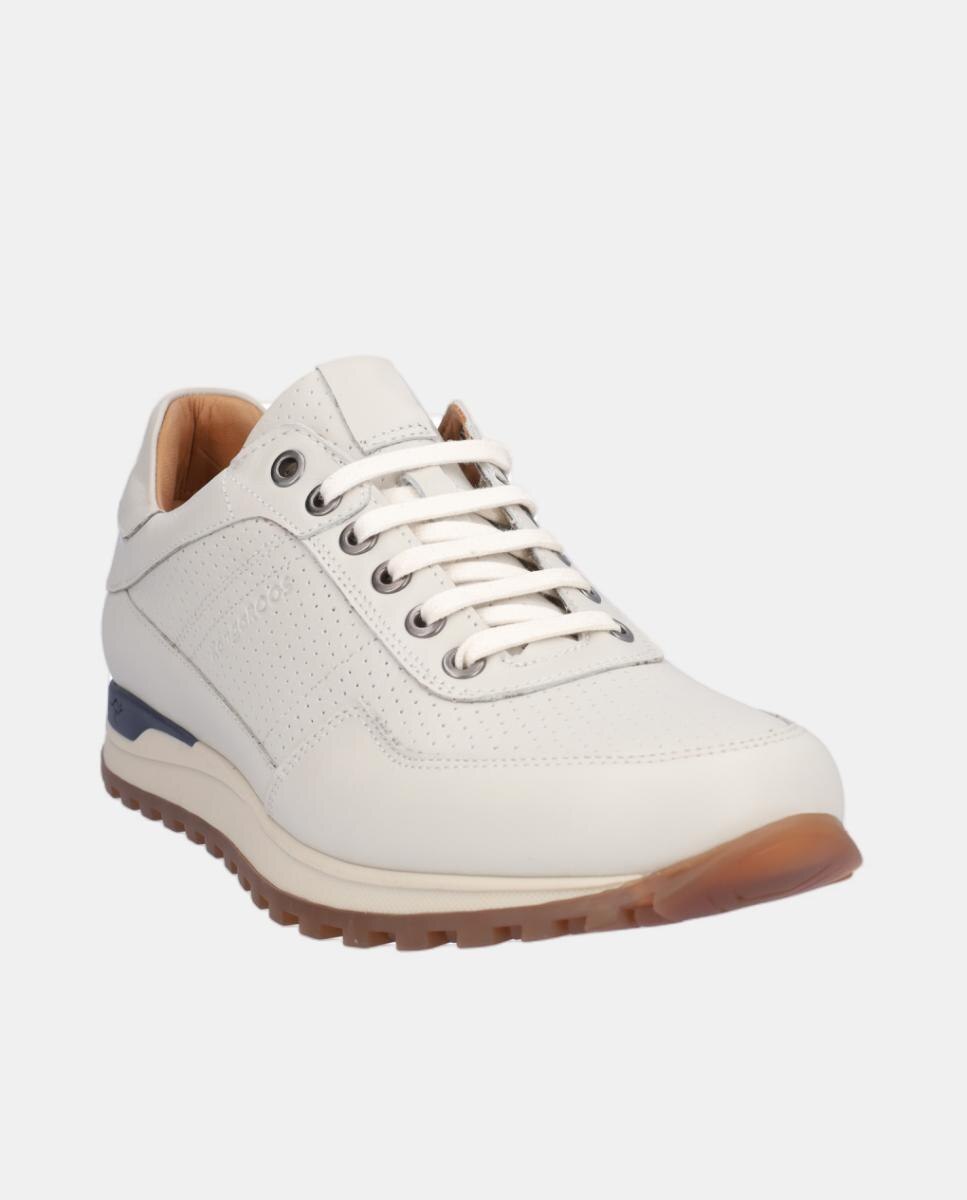 Sapatos Desportivos com Atacadores Branco Osso-2