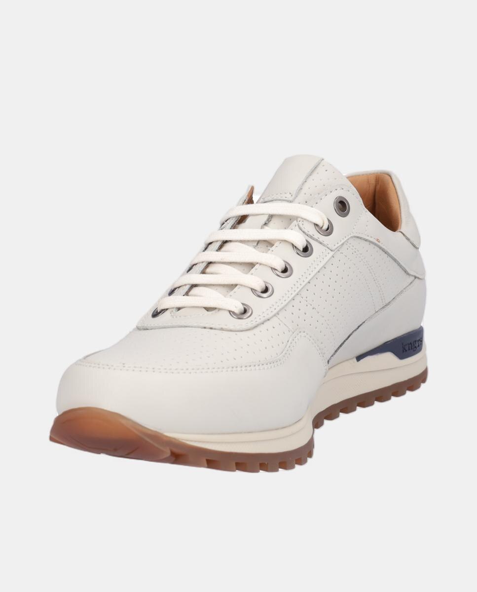 Sapatos Desportivos com Atacadores Branco Osso-3