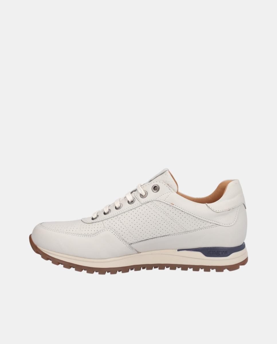 Sapatos Desportivos com Atacadores Branco Osso-4