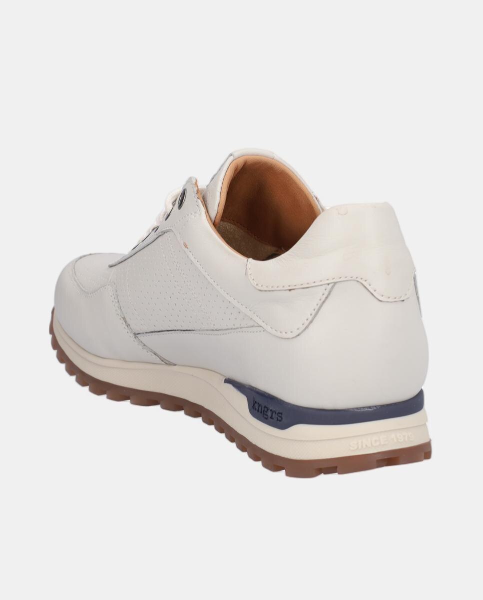 Sapatos Desportivos com Atacadores Branco Osso-5