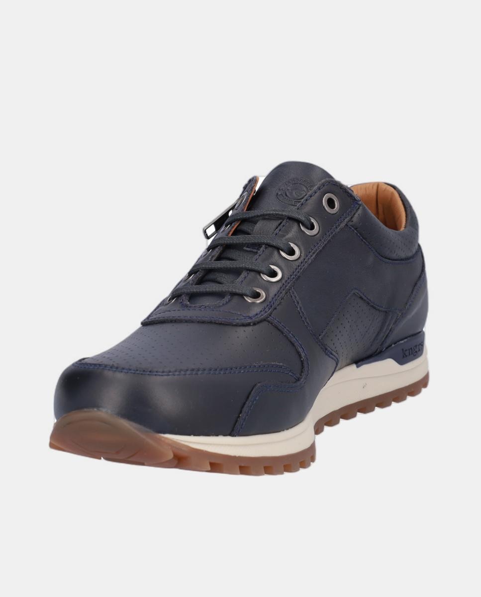 Zapato caballero sport cordones y cremallera - Kangaroos - Azul marino Azul marino-3