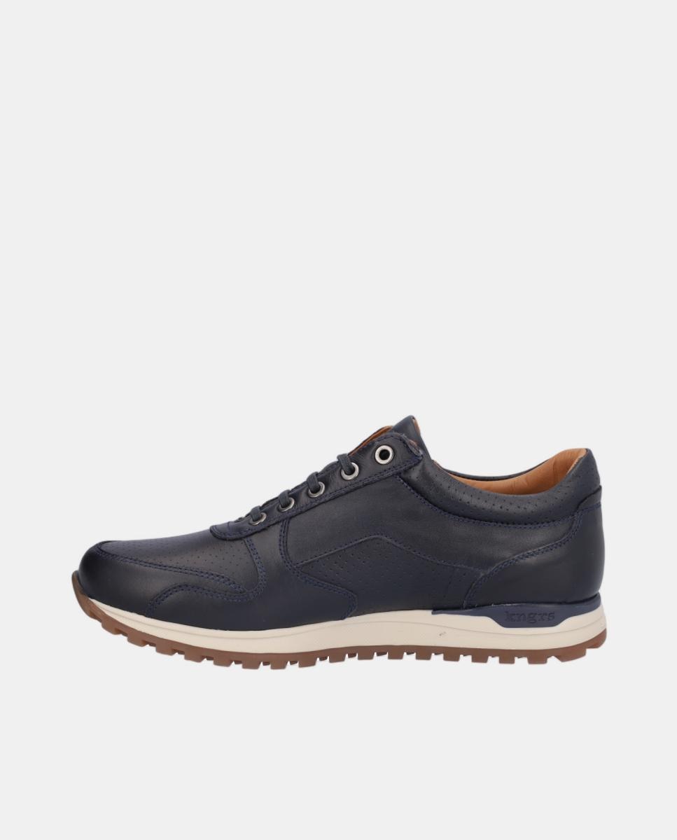 Zapato caballero sport cordones y cremallera - Kangaroos - Azul marino Azul marino-4