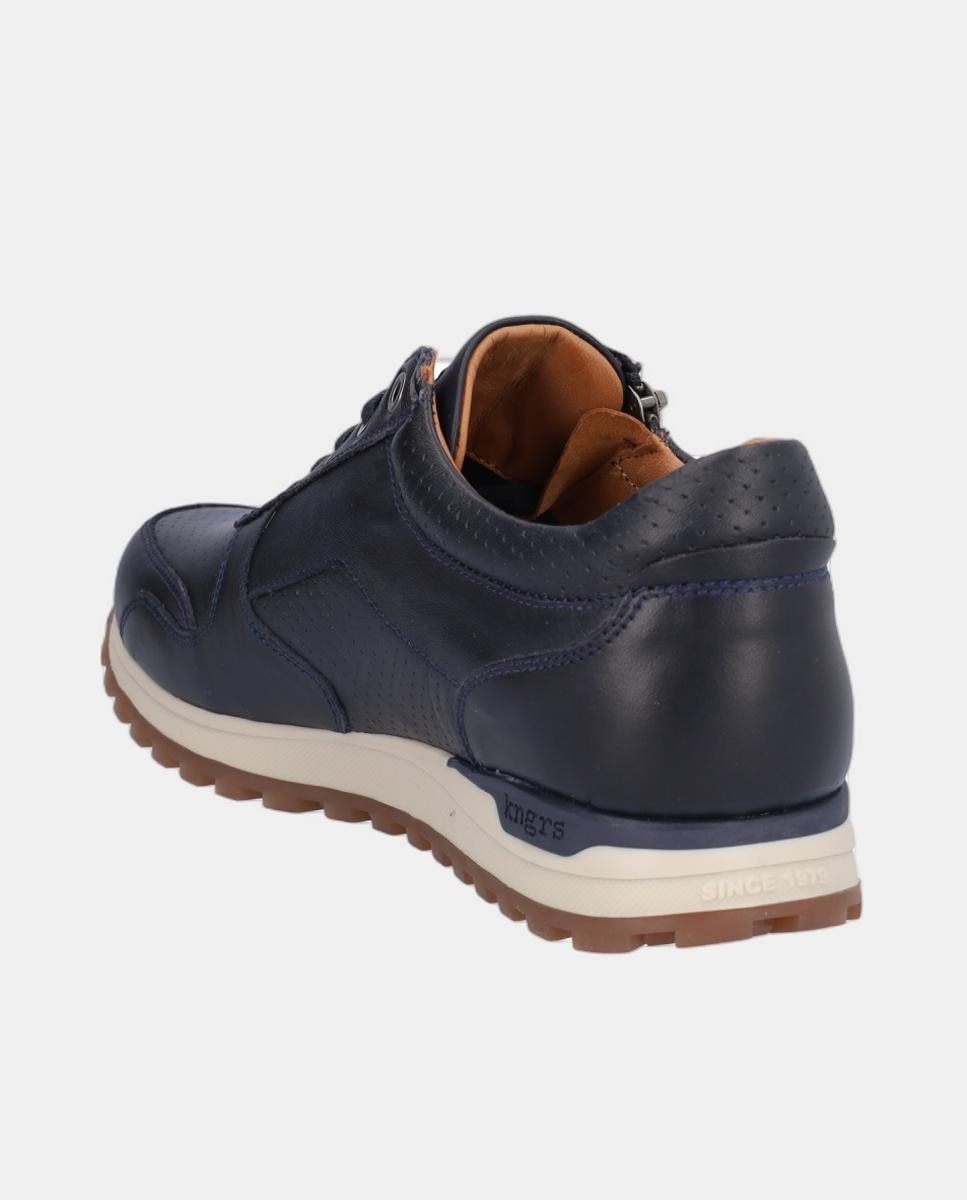 Zapato caballero sport cordones y cremallera - Kangaroos - Azul marino Azul marino-5