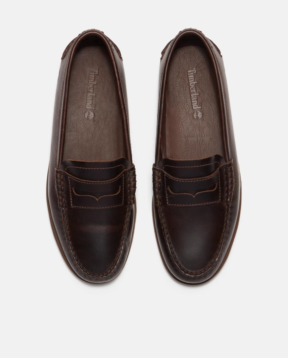 Mocassim Travessão, com Sola de Náuticos Castanho-2