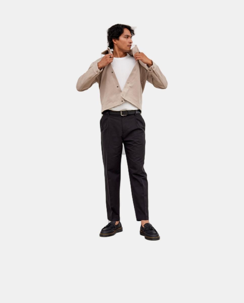 Mocassins Adrian em Pele Ambassador com Borla Preto-10