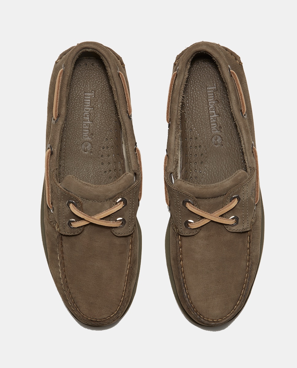 Náuticos em Pele Clássicos Verde-2