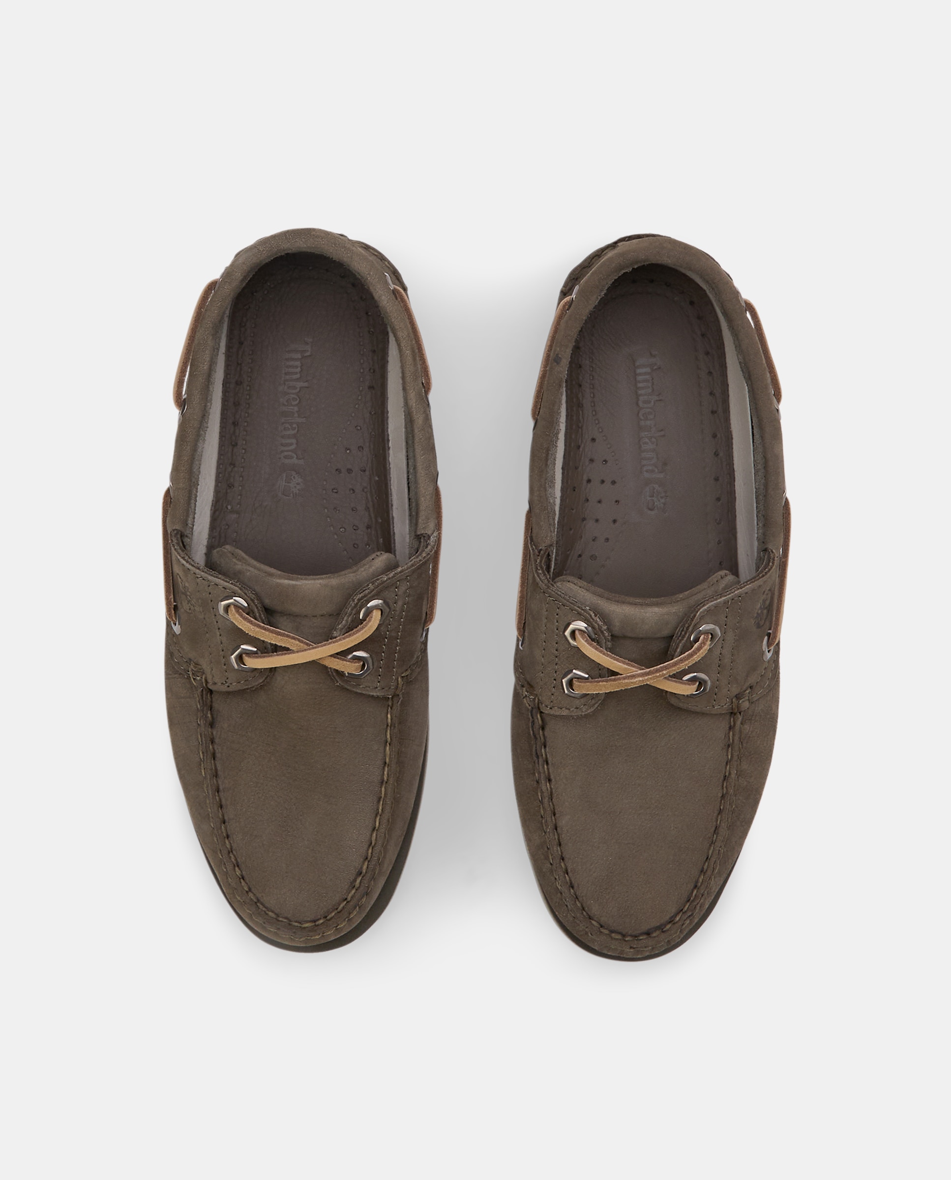 Náuticos em Pele Clássicos Verde-5