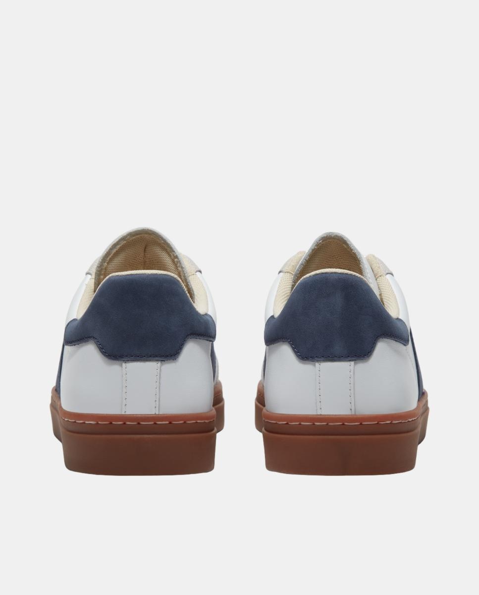 Sapatilhas Lisbon Street Branco / Azul-escuro-5