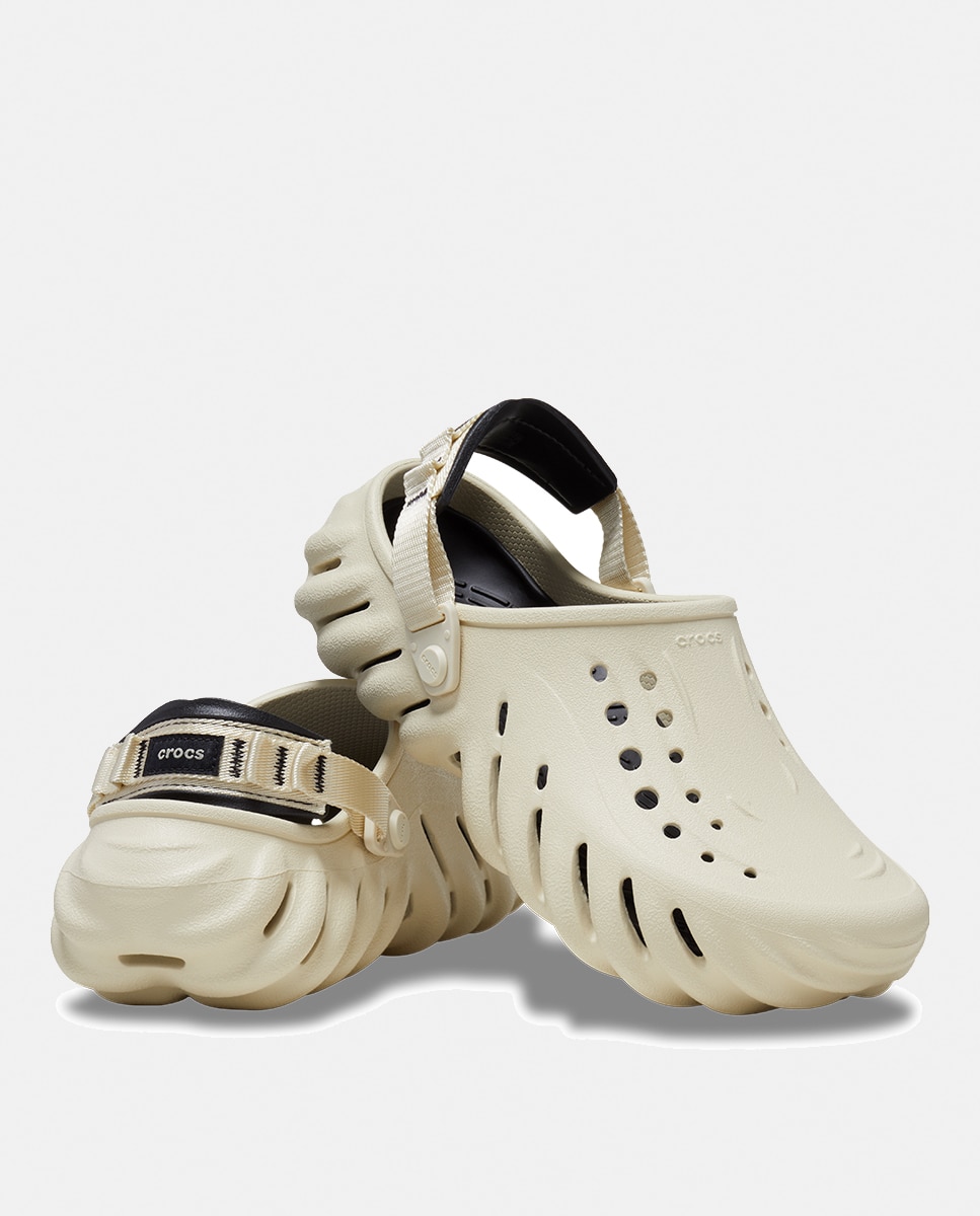 Socas Echo Clog Bege-2