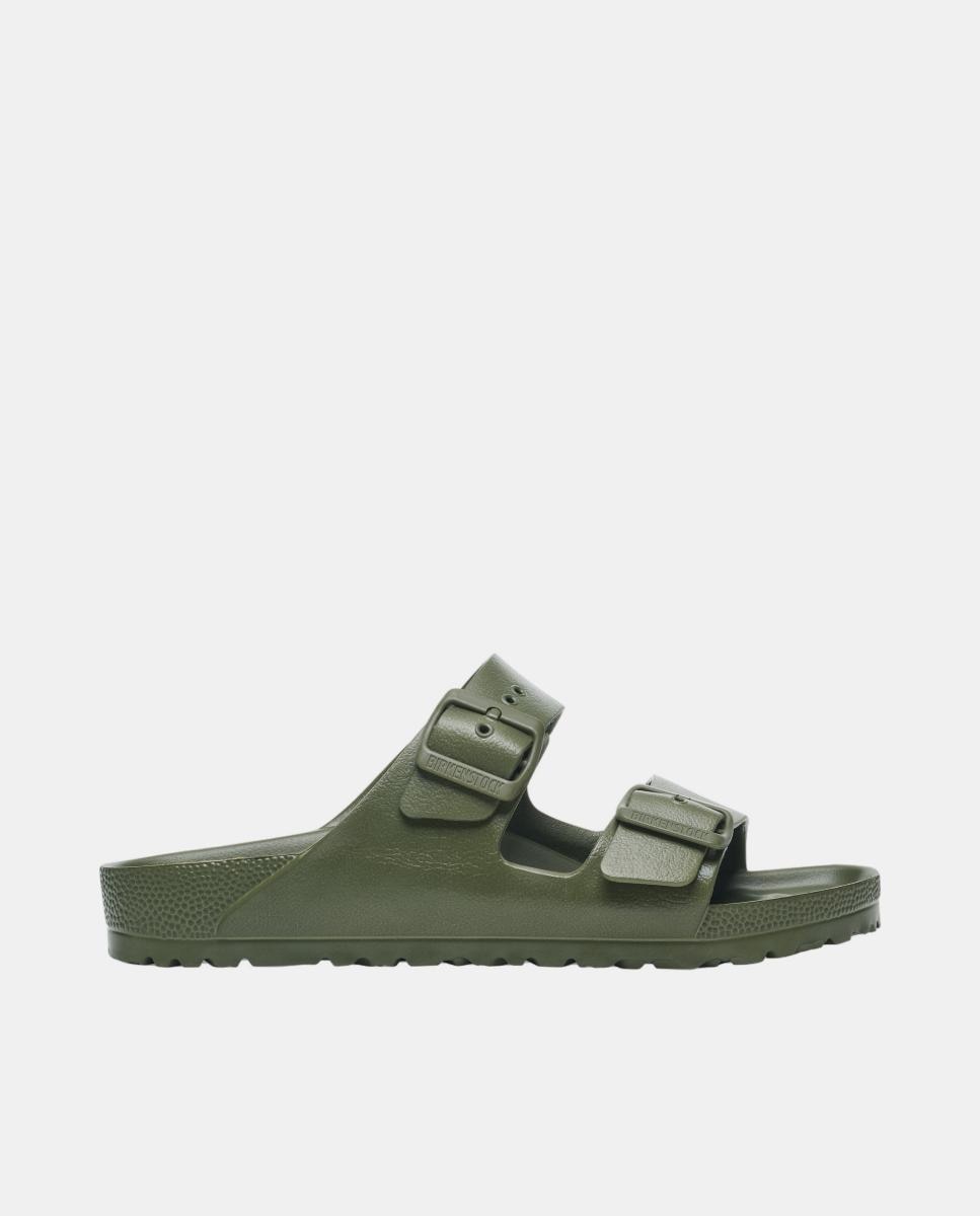 Imagem 0 de Chinelos caqui com fivela dupla