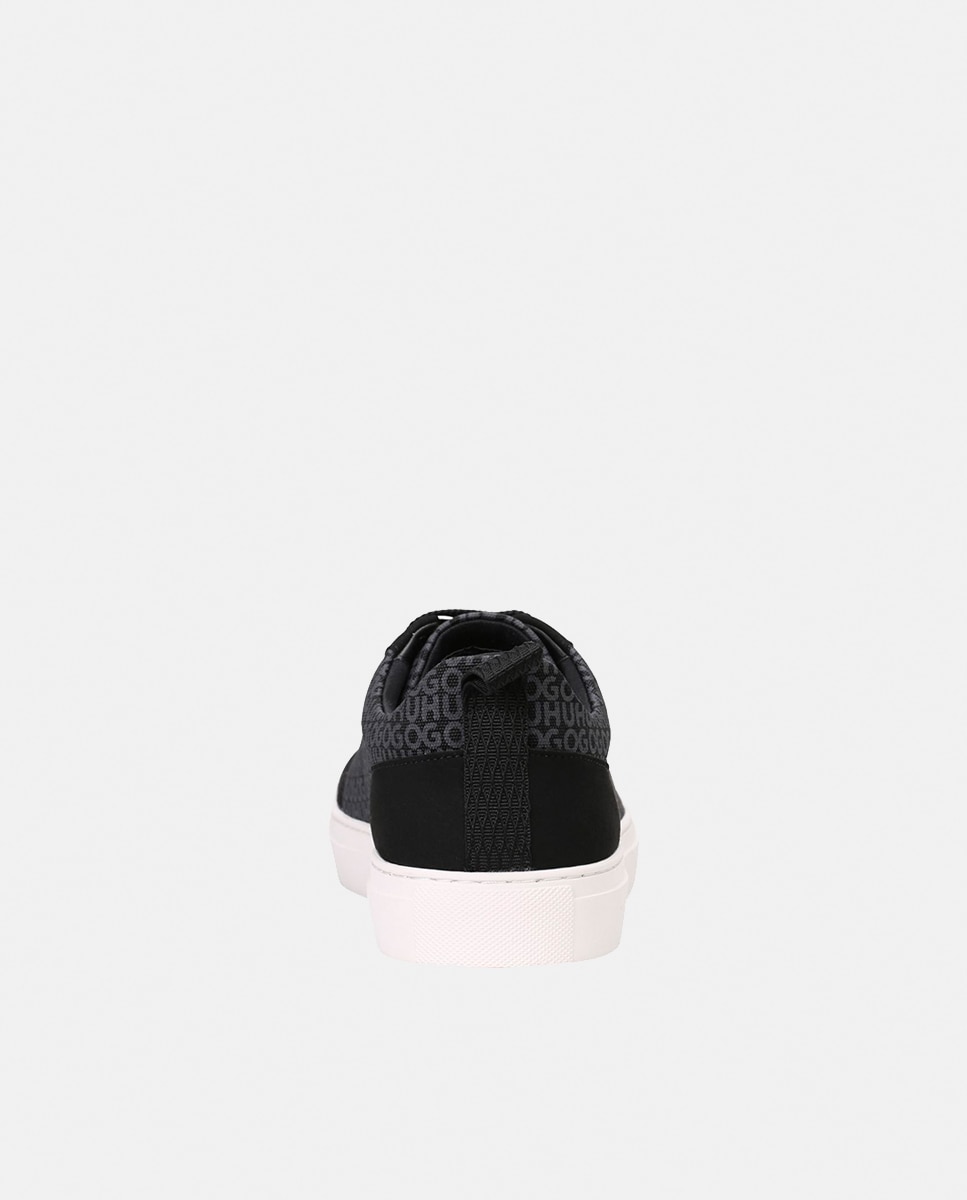 Sapatilhas Desportivas com Detalhe de Logótipo Preto-7