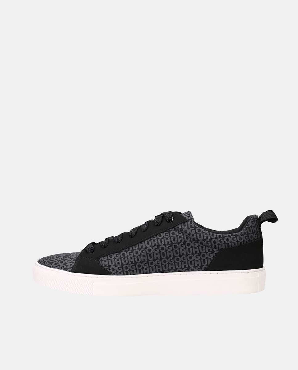 Sapatilhas Desportivas com Detalhe de Logótipo Preto-8