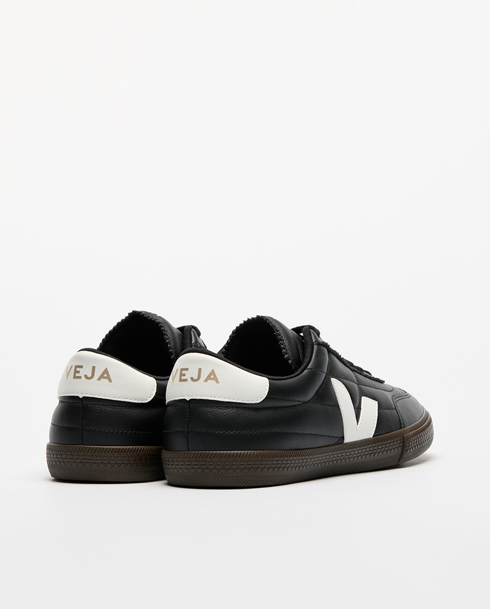 Sapatilhas Baskets Panenka em Pele Branco-2