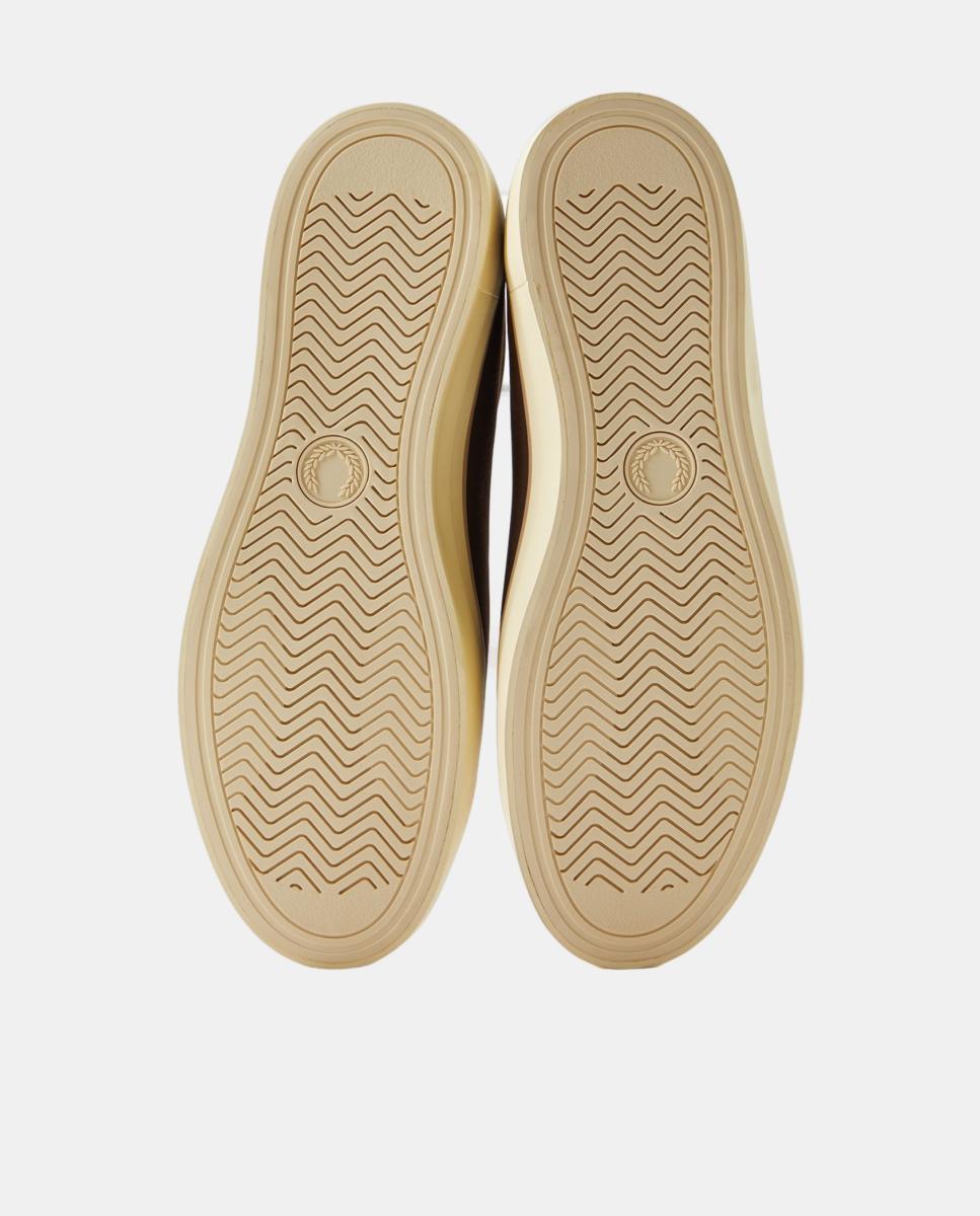 Sapatilhas em Pele Baseline Tumbled Nubuck Castanho-escuro-5