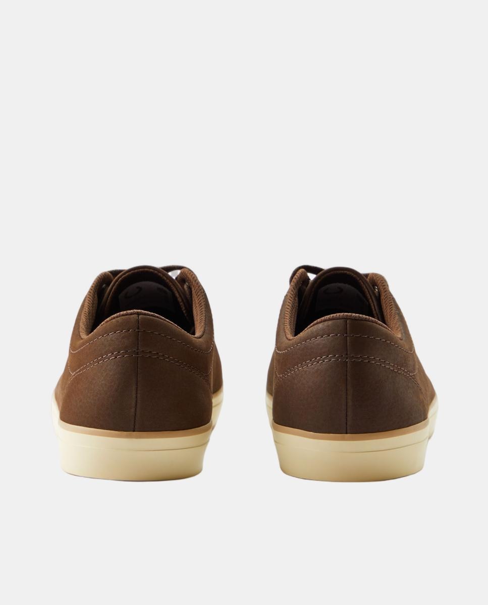 Sapatilhas em Pele Baseline Tumbled Nubuck Castanho-escuro-6
