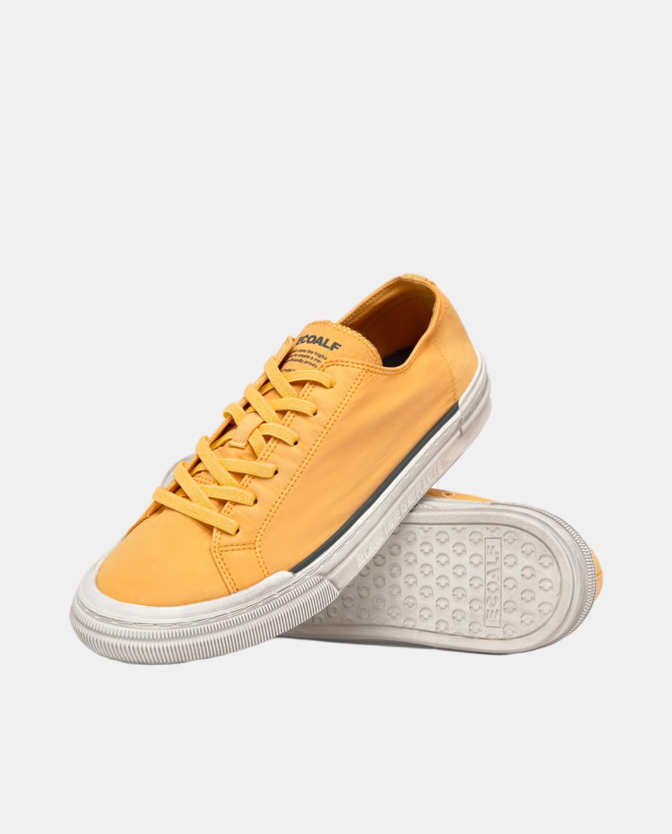 Sapatilhas Modelo Strenk em Algodão Orgânico, Poliéster e Poliamida Reciclados Amarelo-3